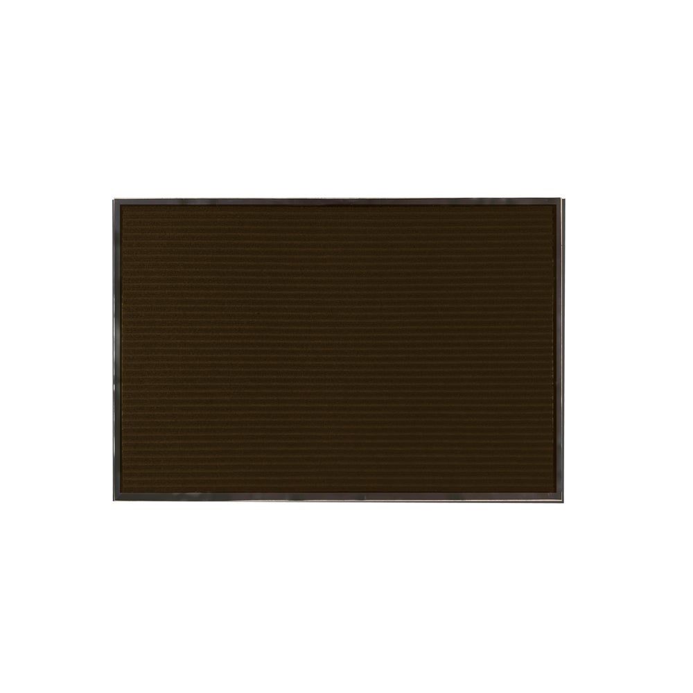 Floor Mat, Carpet, Comfy Feet, Brown, 36 x 24 Inch, Ribbed, Polypropylene,1 - 1 EACH