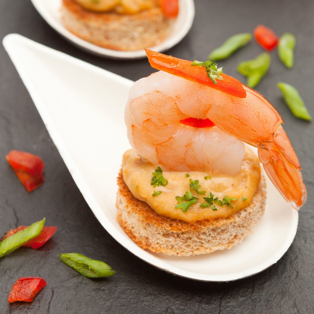 Spoons, Tasting, Bagasse, White, Teardrop-Shaped,1 - 100 COUNT