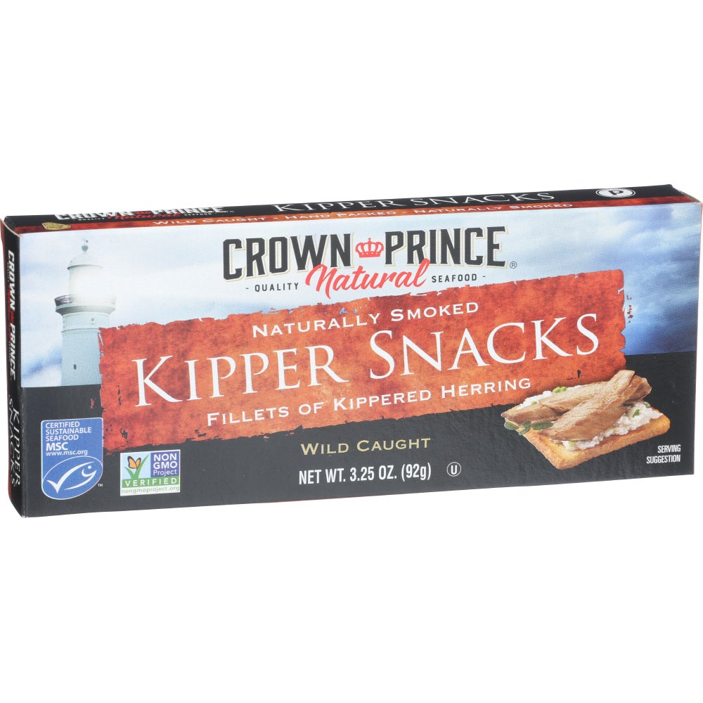 Herring Fillets, Natrally Smoked, Kipper Snacks,18 - 3.25 OUNCE