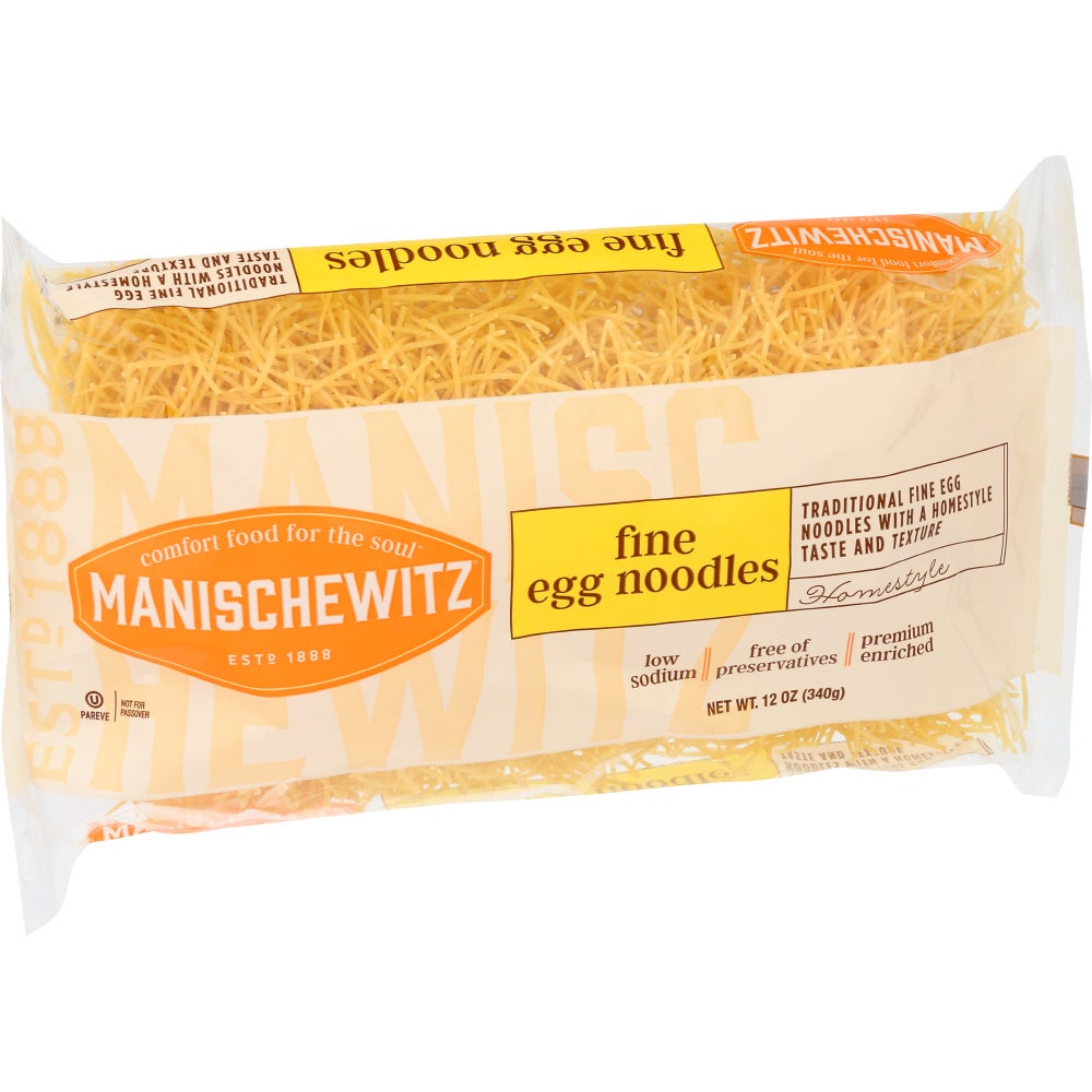 Noodles, Egg, Enriched, Fine,12 - 12 OUNCE