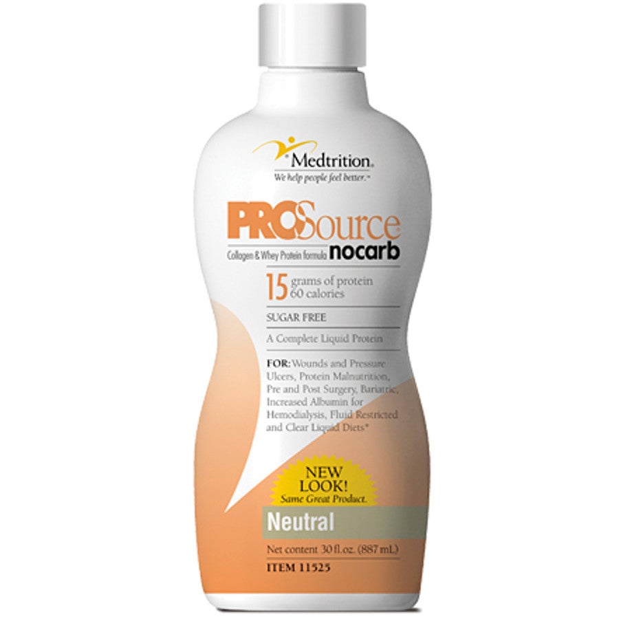 Supplement, Liquid Protein Drink, No Carb, ProSource,4 - 30 FLUID