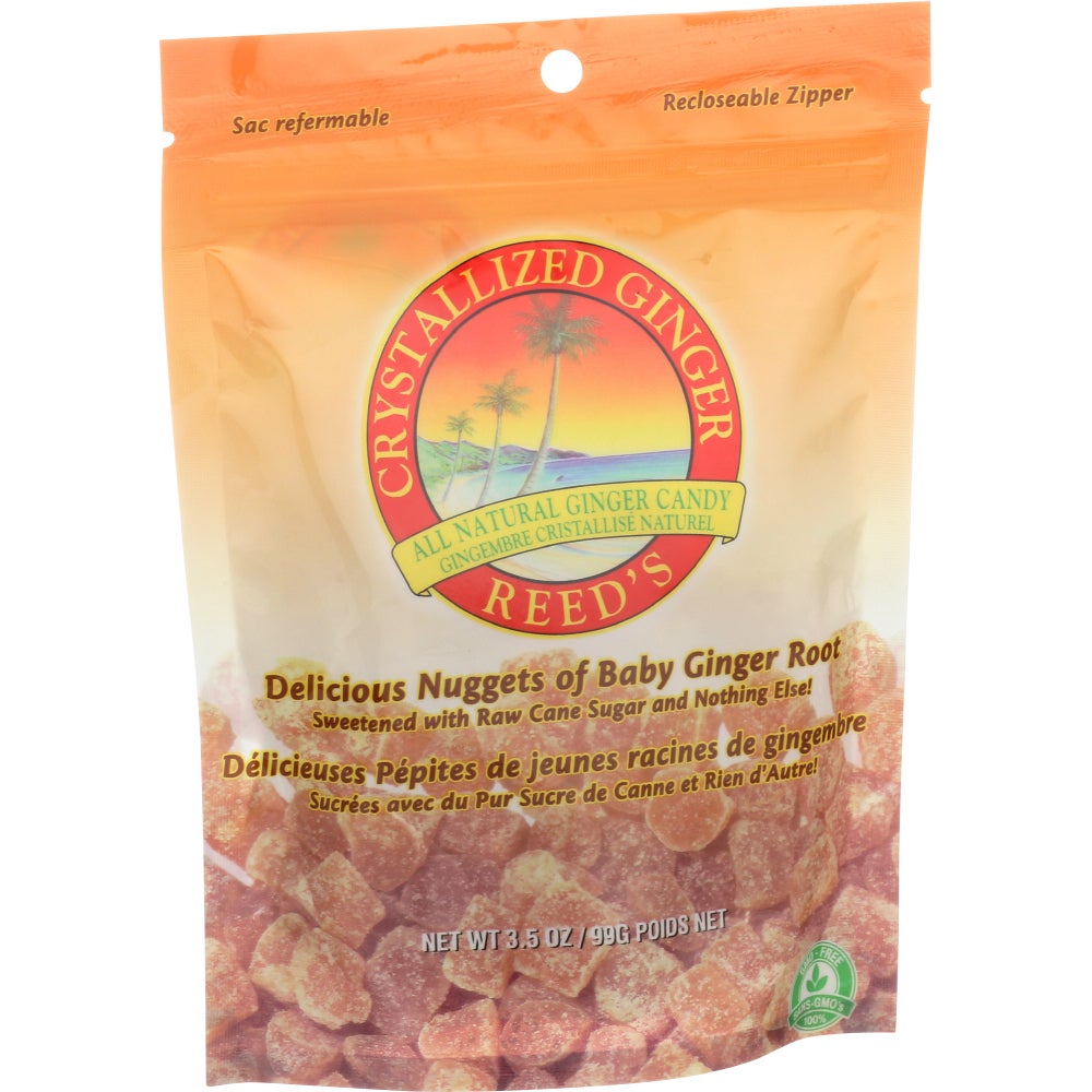 Candy, Ginger, Crystallized,12 - 3.5 OUNCE