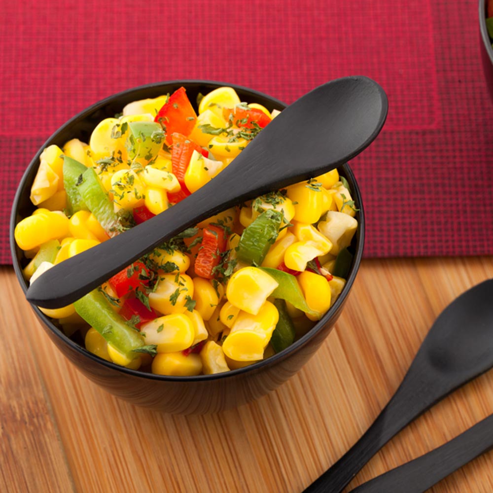 Spoons, 3.5 Inch, Bamboo, Black, 3.5 Linear Inch,1 - 100 COUNT