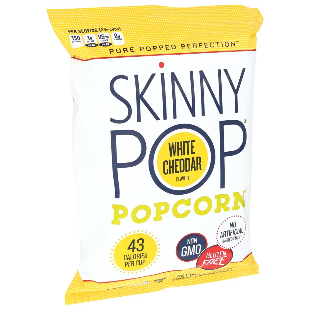 Popcorn, Ready To Eat, White Cheddar,12 - 4.4 OUNCE