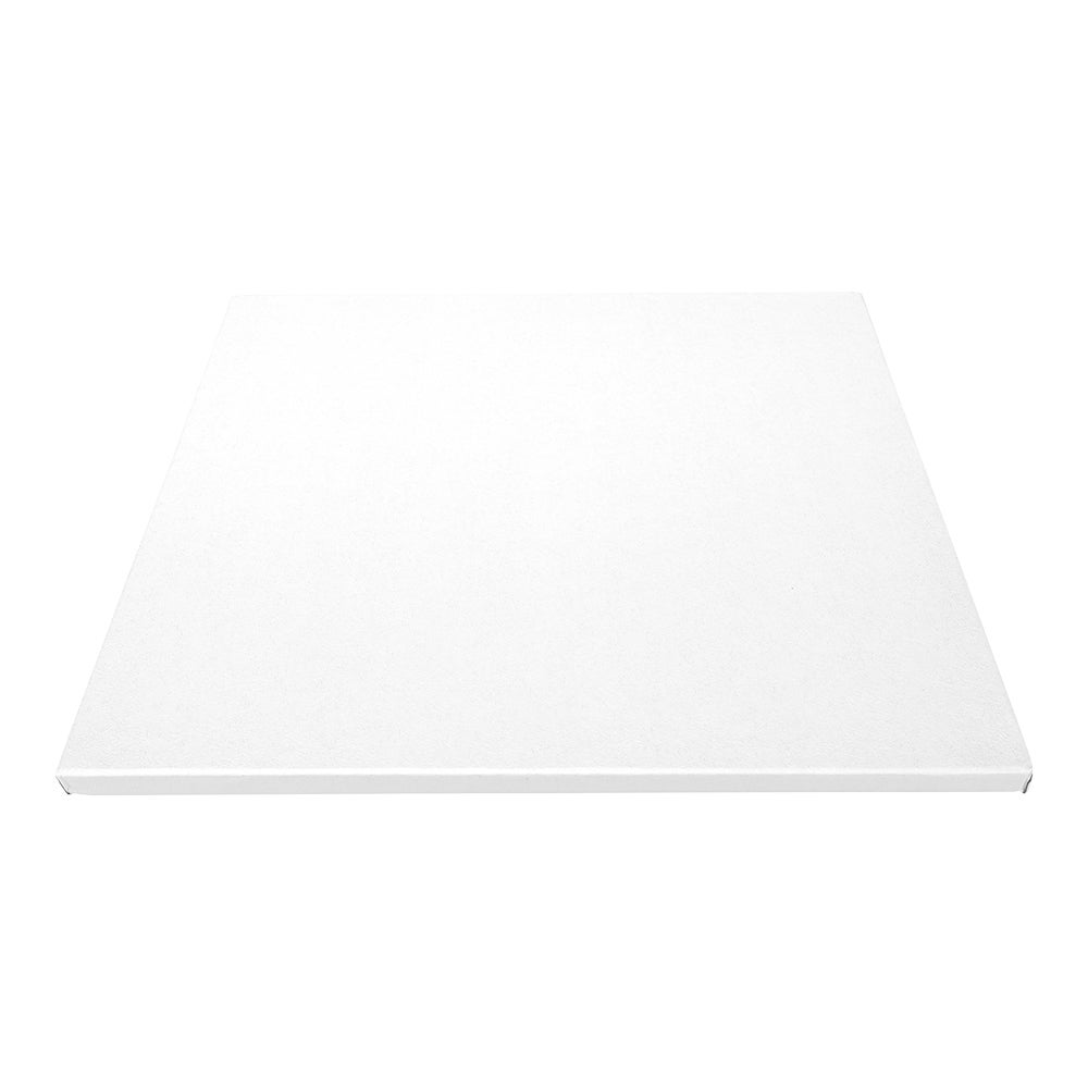 Cake Drum Board, Pastry Tek 12 x 12 x 0.5 Inch, Cardboard, White, Square,1 - 1 EACH