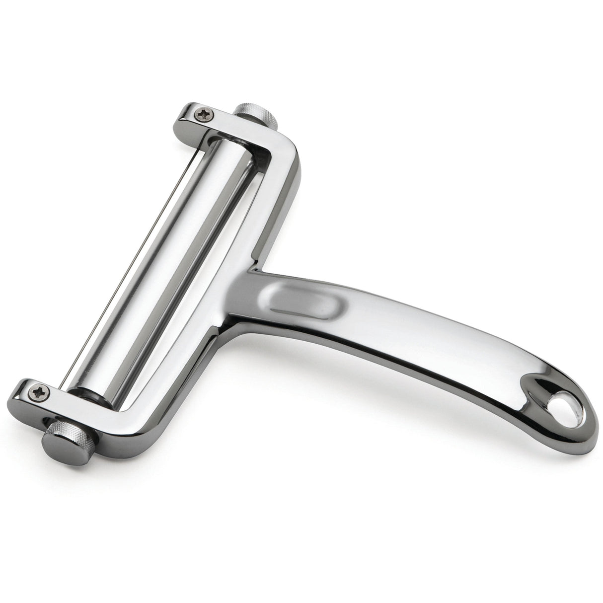 Slicer, Cheese, 5 x 6 x 0.75 Inch, Chrome Plated Metal, with Stainless Steel Wire,6 - 1 EACH
