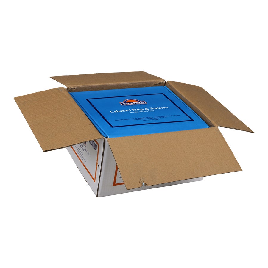 Squid Tube & Tentacles, Todarodes, Cleaned, 8 Ounce,2 - 5 POUND