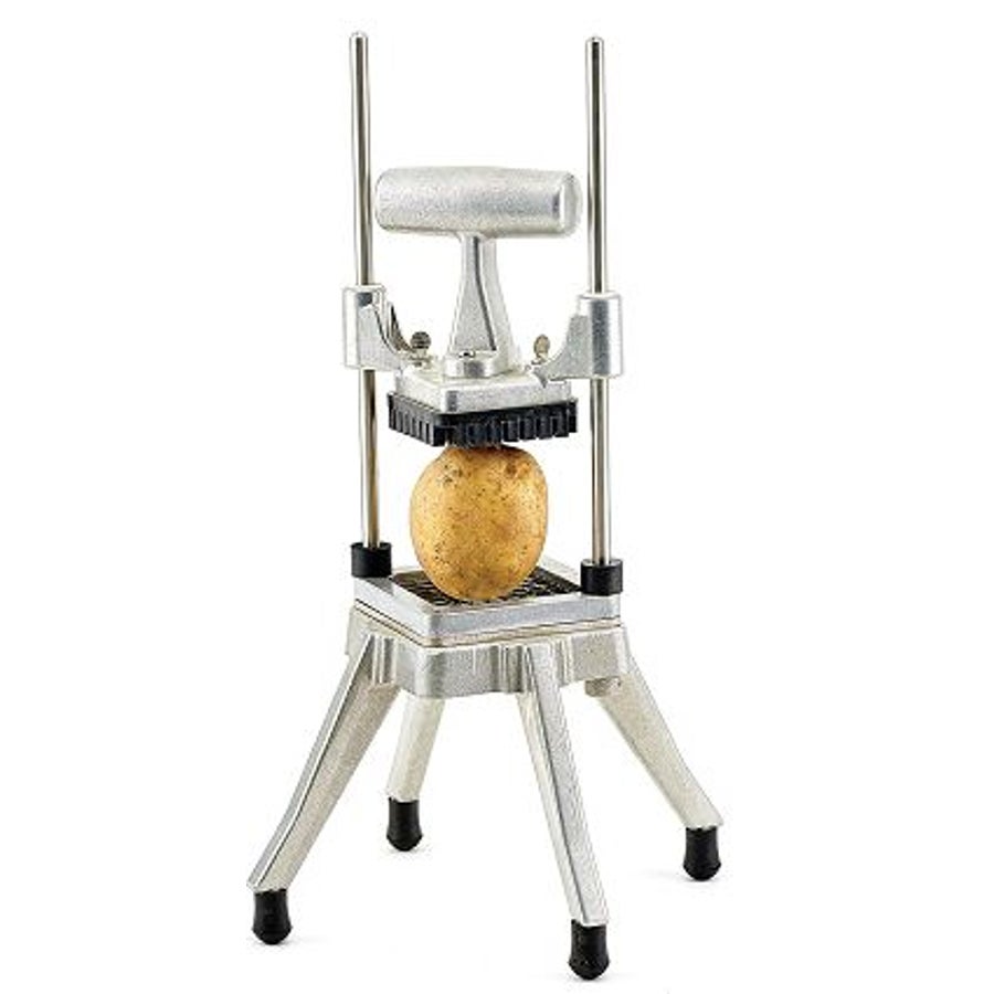 Cutter, 3/8 Inch, Cast Iron & Stainless Steel, with Slip Resistant Feet, for Potatoes/Onions/Tomatoes/Cucumbers,1 - 1 EACH