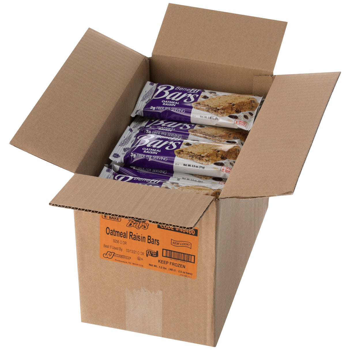 Bars, Oatmeal Raisin,48 - 2.5 OUNCE