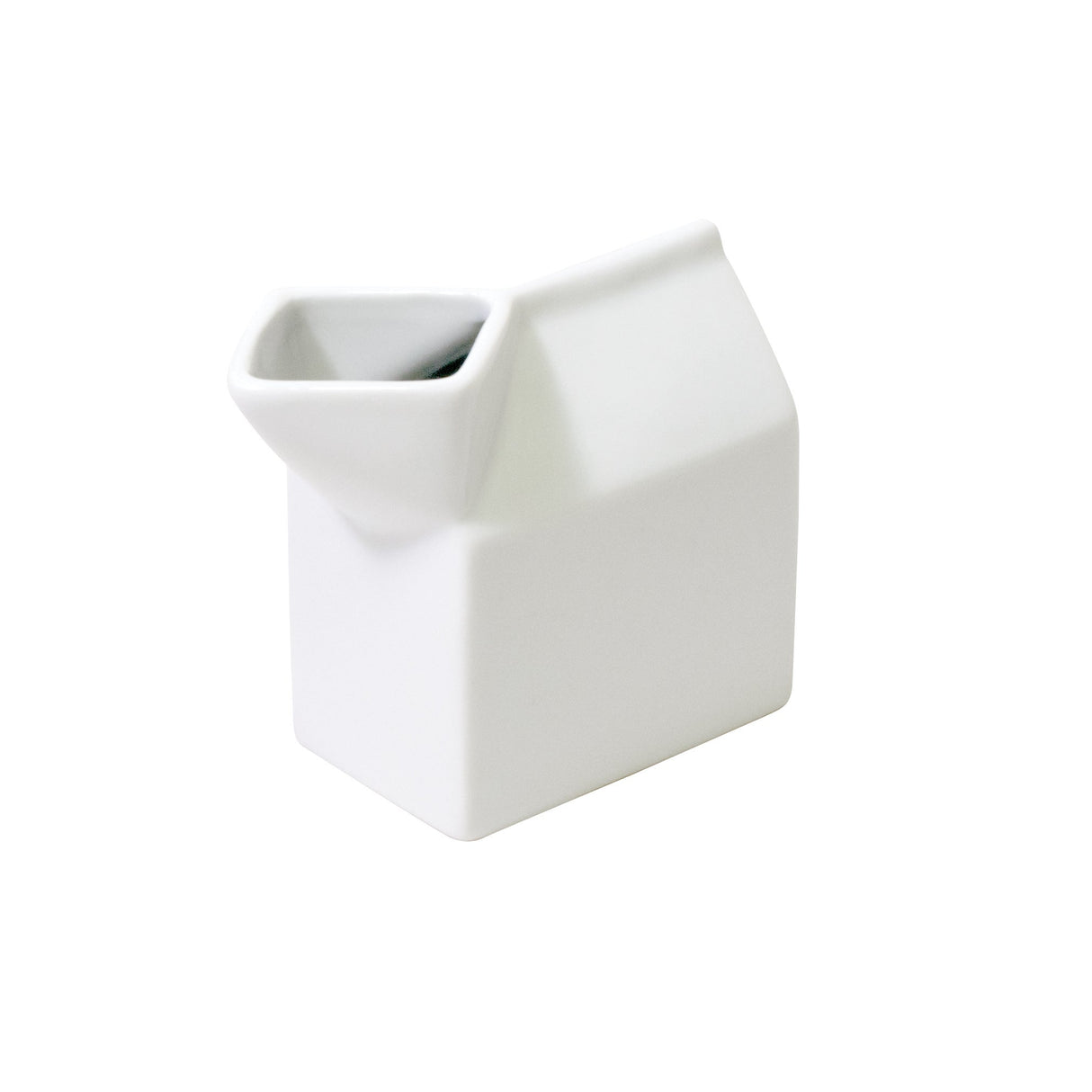 Creamers, Milk Carton, 6 Ounce, White, Porcelain, Drip-Free Spout,24 - 1 EACH