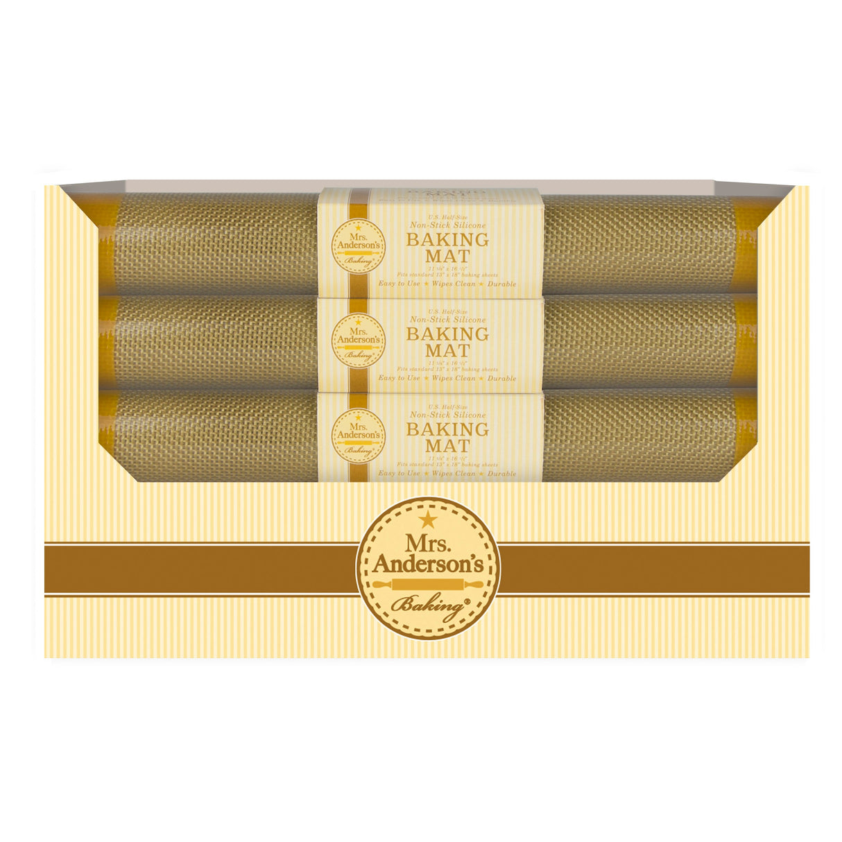 Mats, Baking, Half-Size, Nonstick, Silicone,16 - 1 EACH