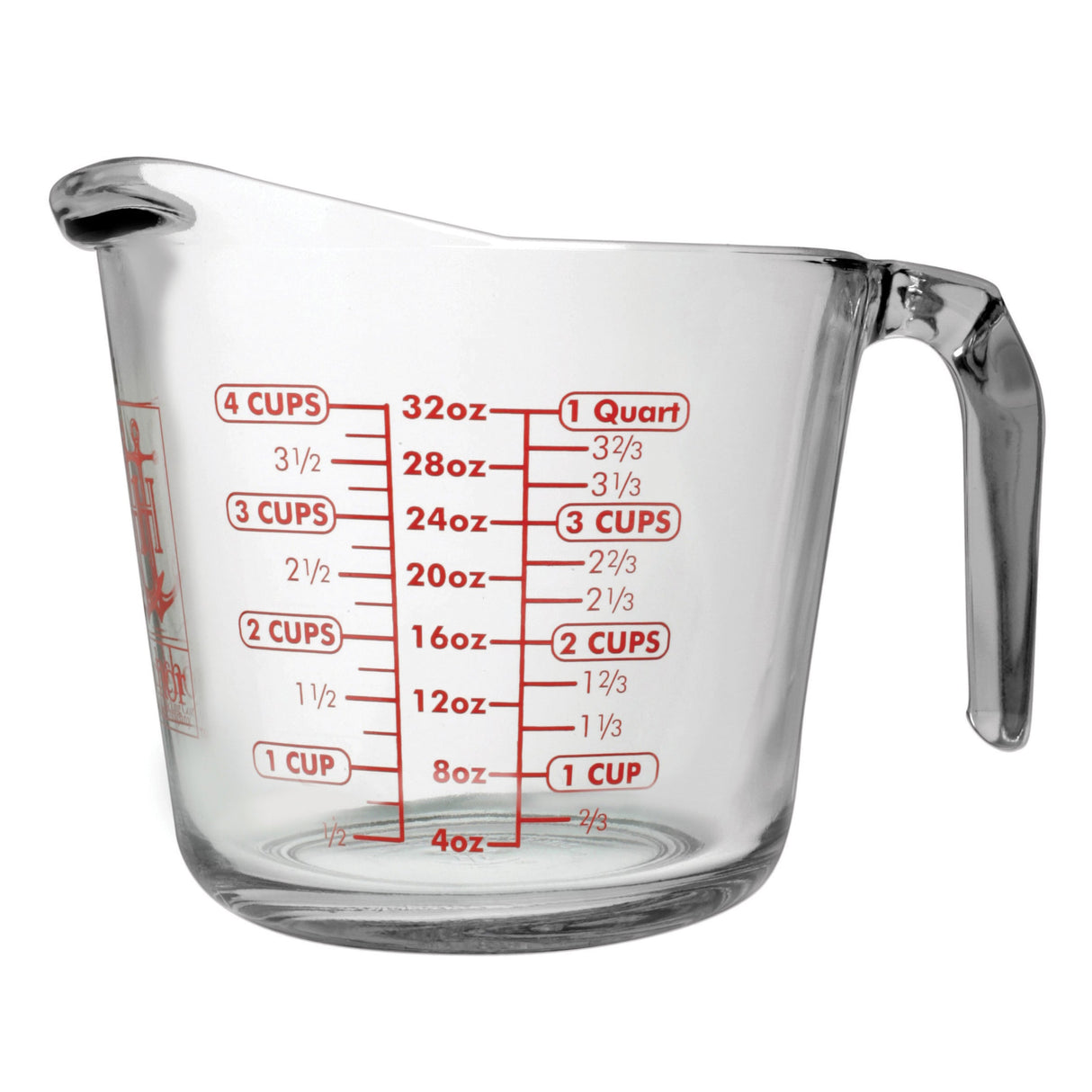 Cups, Measuring, 4 Cup, Glass,3 - 1 EACH