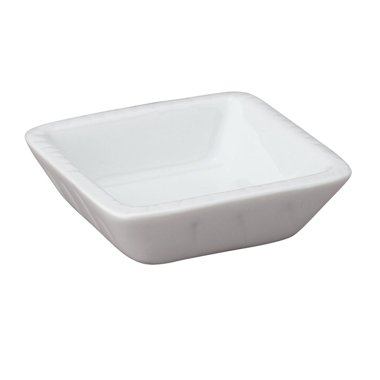 Bowls, 3.25 Inch, Square, White, Porcelain,6 - 1 EACH