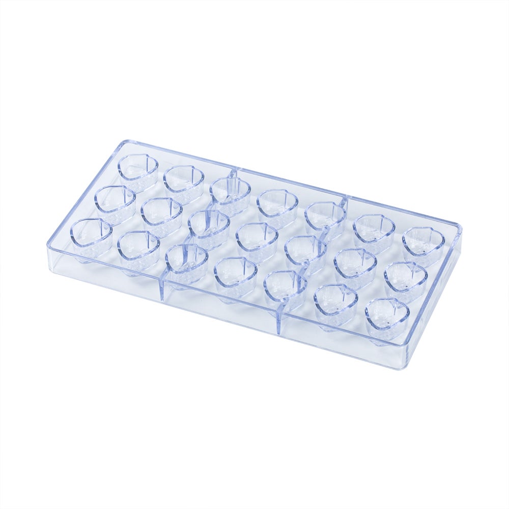 Molds, Chocolate, 21-Compartment, Berry-Shaped, Clear, Polycarbonate,10 - 1 EACH