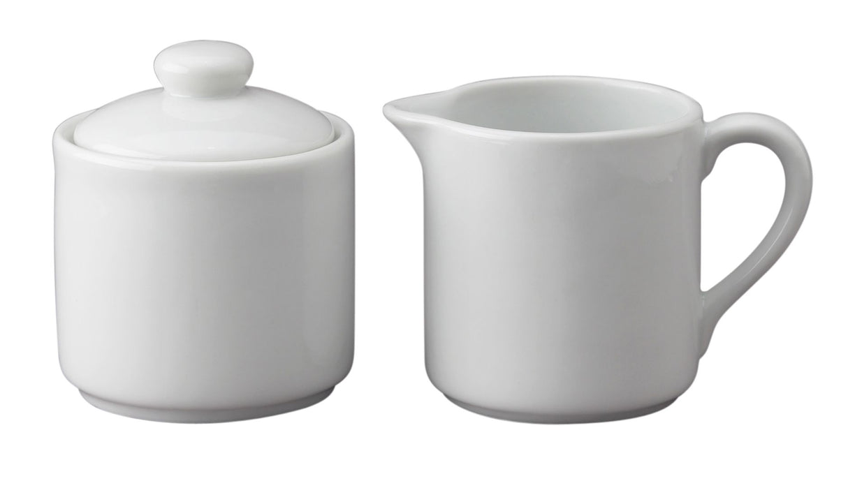 Sugar & Creamer Set, 6 Ounce, White, Porcelain,36 - 1 EACH