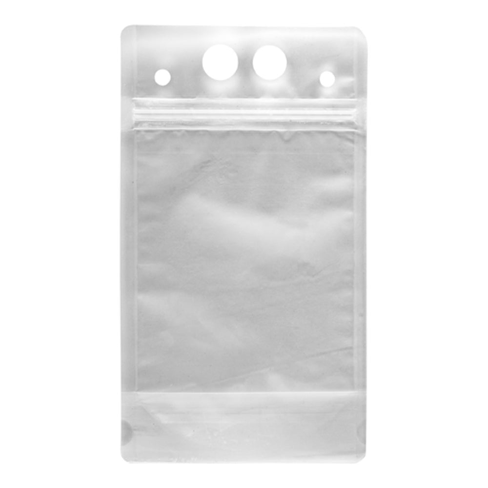Bags, Drink, 17 Ounce, Plastic, Clear, 5 x 9 Inch, with Double Zipper,1 - 100 COUNT
