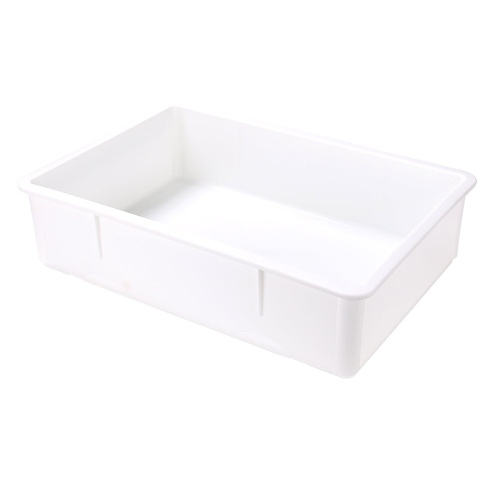 Boxes, Dough Proofing, 26 x 18 x 6 Inch, White Plastic,10 - 1 EACH