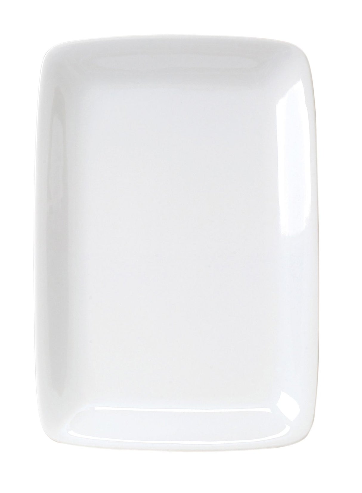 Platters, Porcelain, 9.5 x 14 Inch, White, Undecorated, Rectangular,6 - 1 EACH