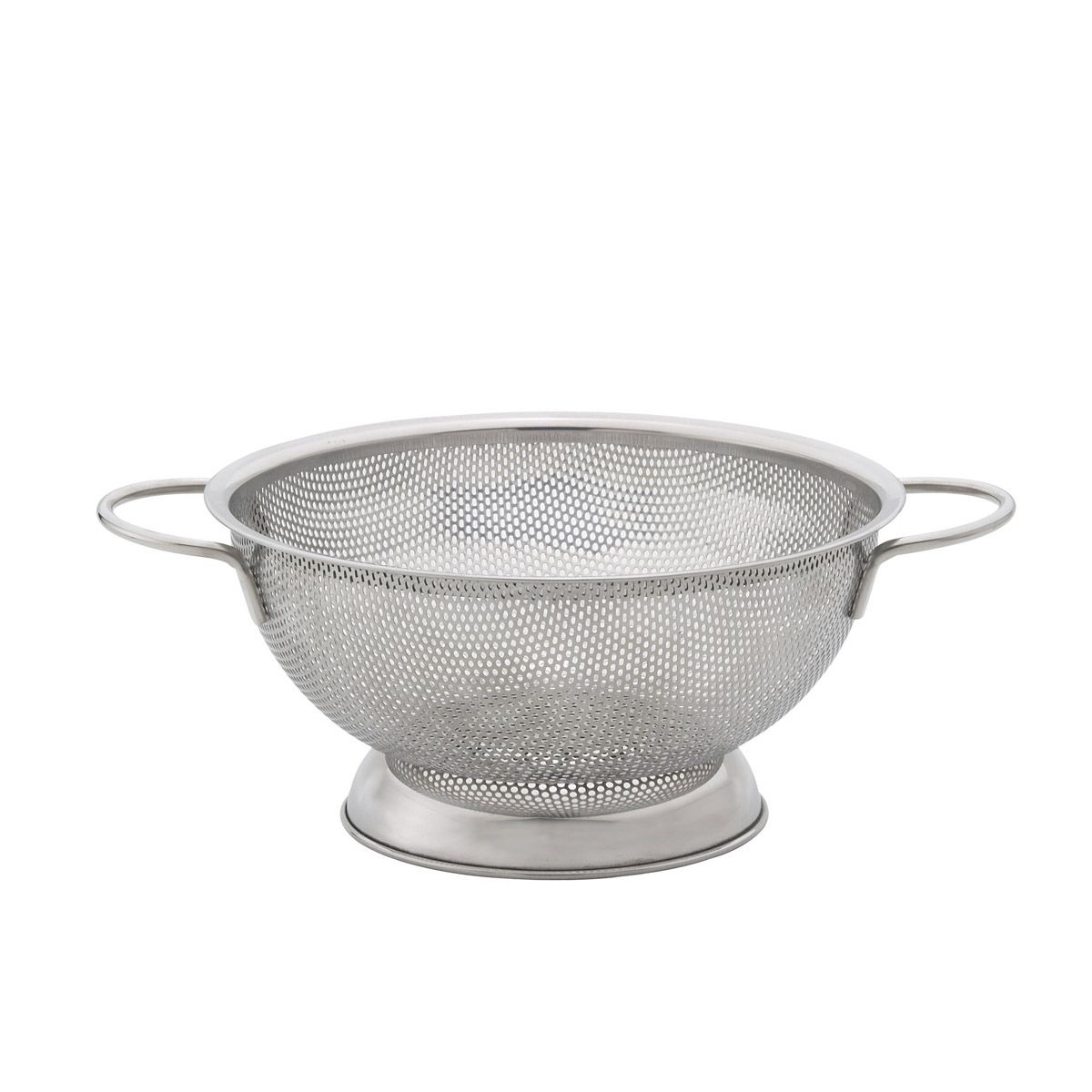 Colander, 2 Quart, Stainless Steel, Perforated,6 - 1 EACH