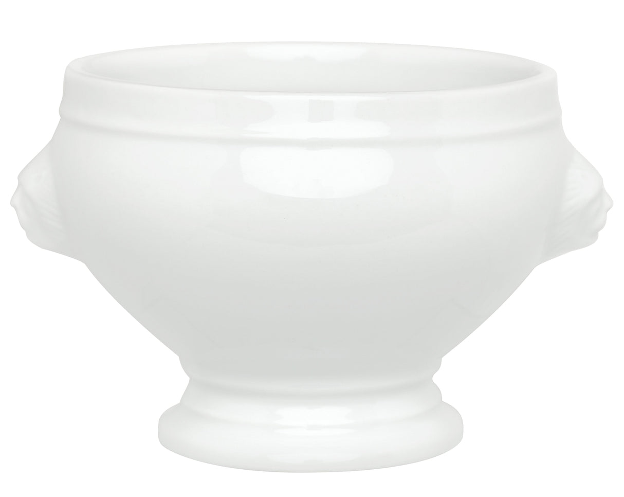 Bowls, Serving, Porcelain, 12 Inch, White, Lion's Head,16 - 1 EACH