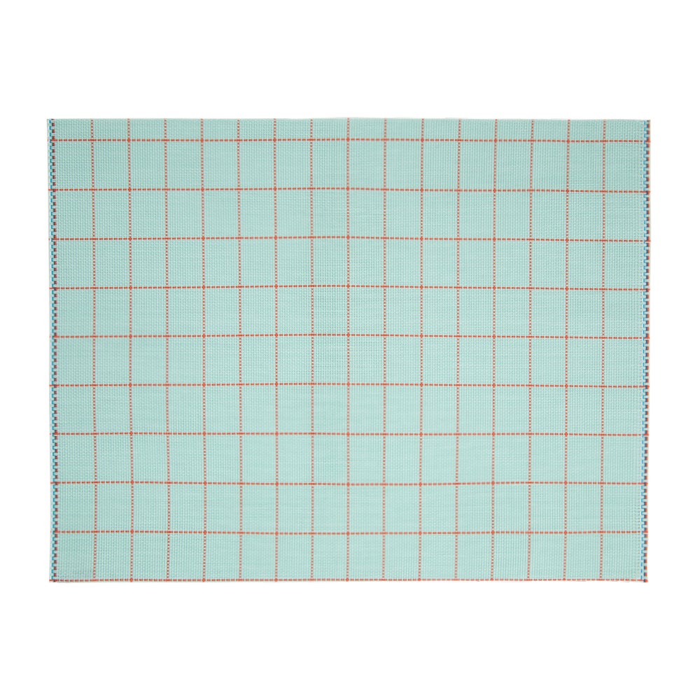 Placemats, 12 x 16 Inch, Imperial, Blue, Woven Vinyl,6 - 1 EACH