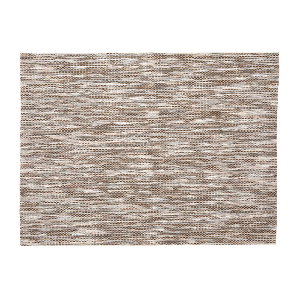 Placemats, 12 x 16 Inch, Sovereign, Light Brown, Woven Vinyl,6 - 1 EACH