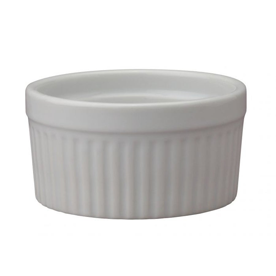 Ramekins, Porcelain, 10 Ounce, White, Round,4 - 1 EACH