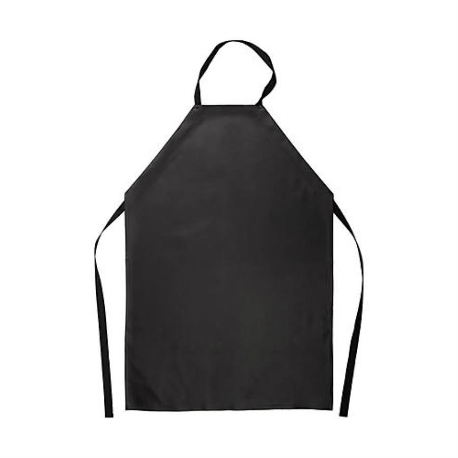 Apron, Dishwashing, Waterproof, Black, 39 x 26 Inch, Vinyl,1 - 1 EACH