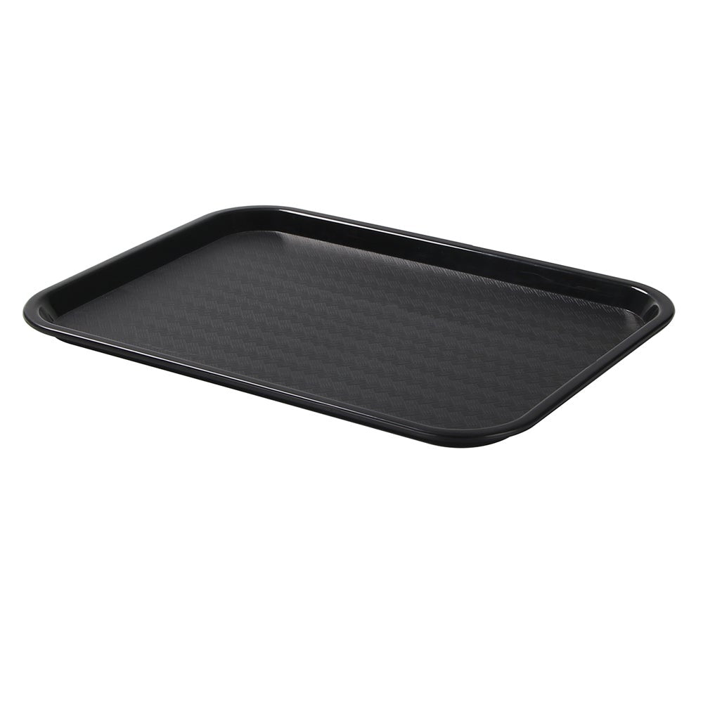 Trays, Fast Food, 10 x 14 Inch, Black, Plastic,50 - 1 EACH