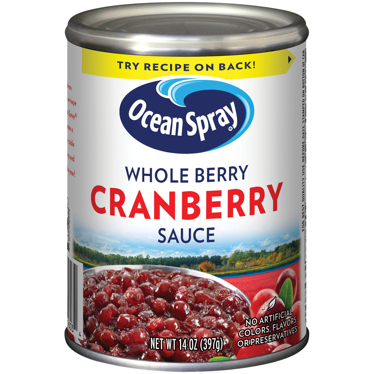 Cranberry Sauce, Whole Berry,24 - 14 OUNCE