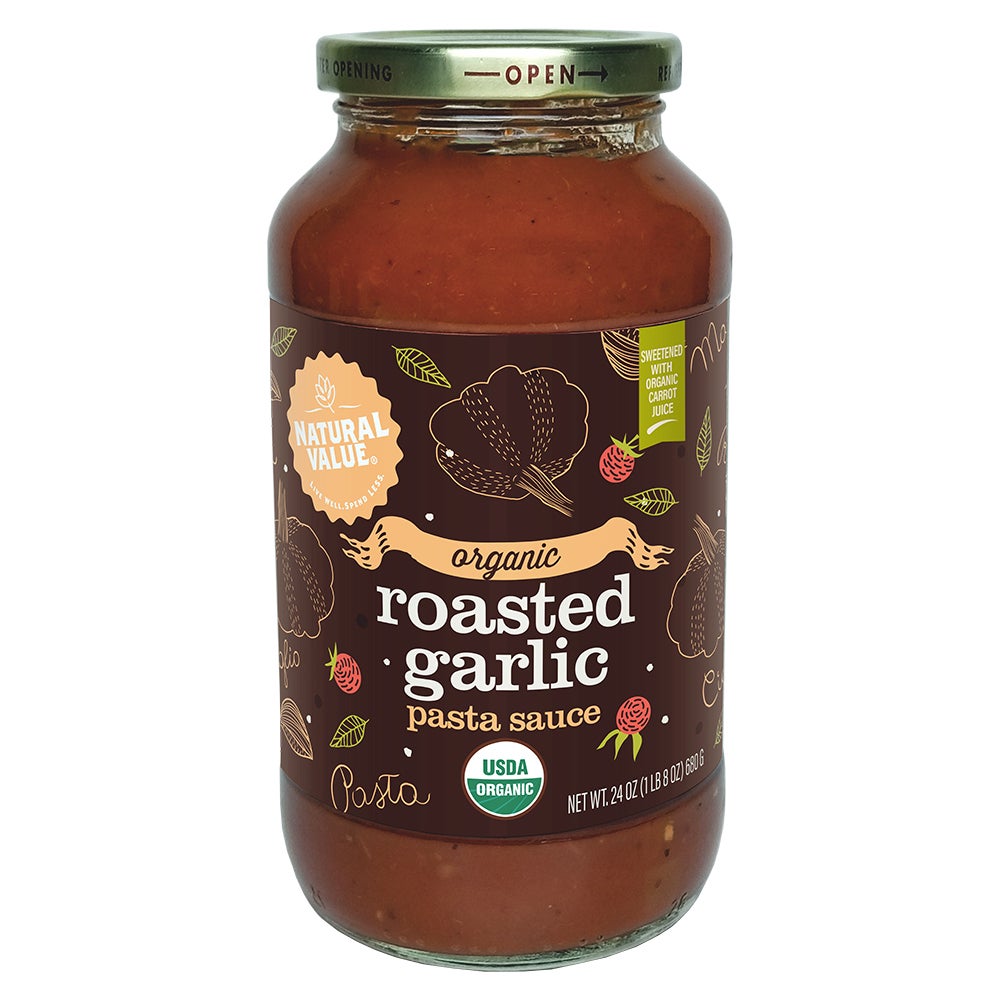 Sauce, Pasta, Roasted Garlic,12 - 24 OUNCE
