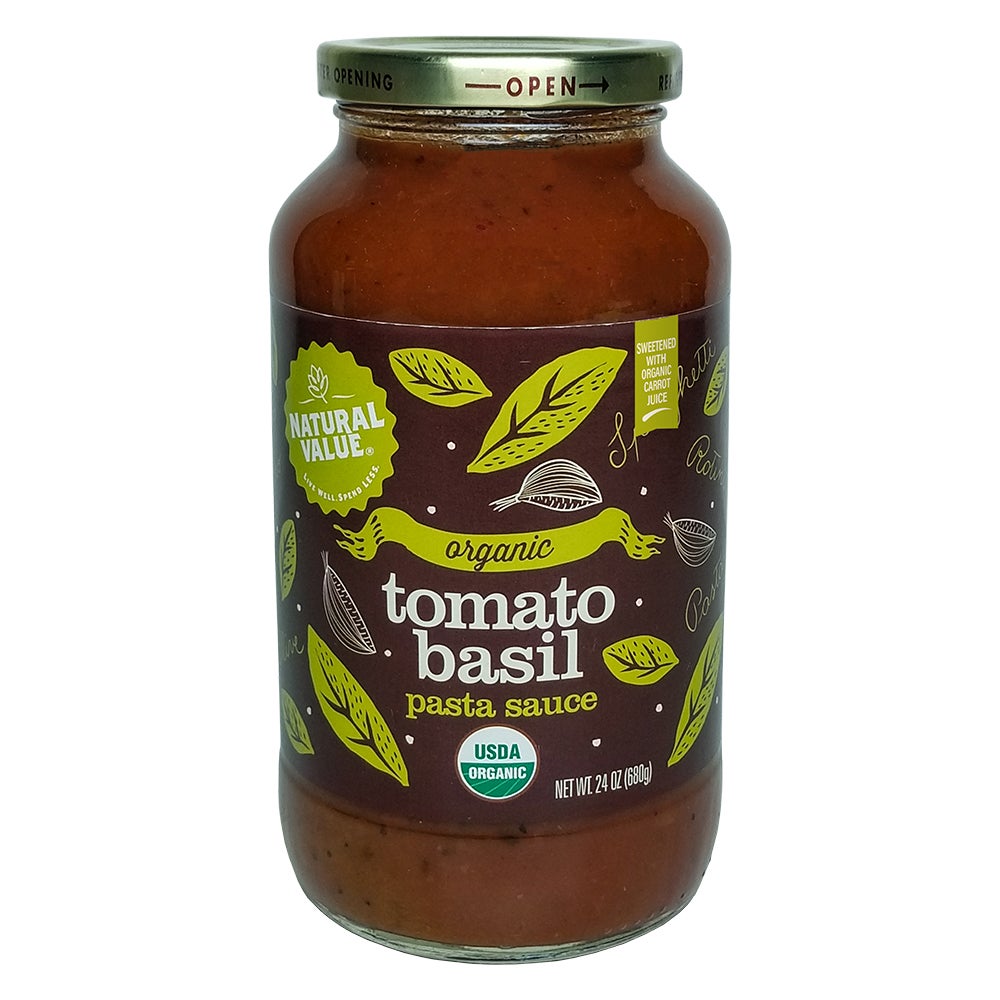 Sauce, Pasta, Tomato Basil,12 - 24 OUNCE