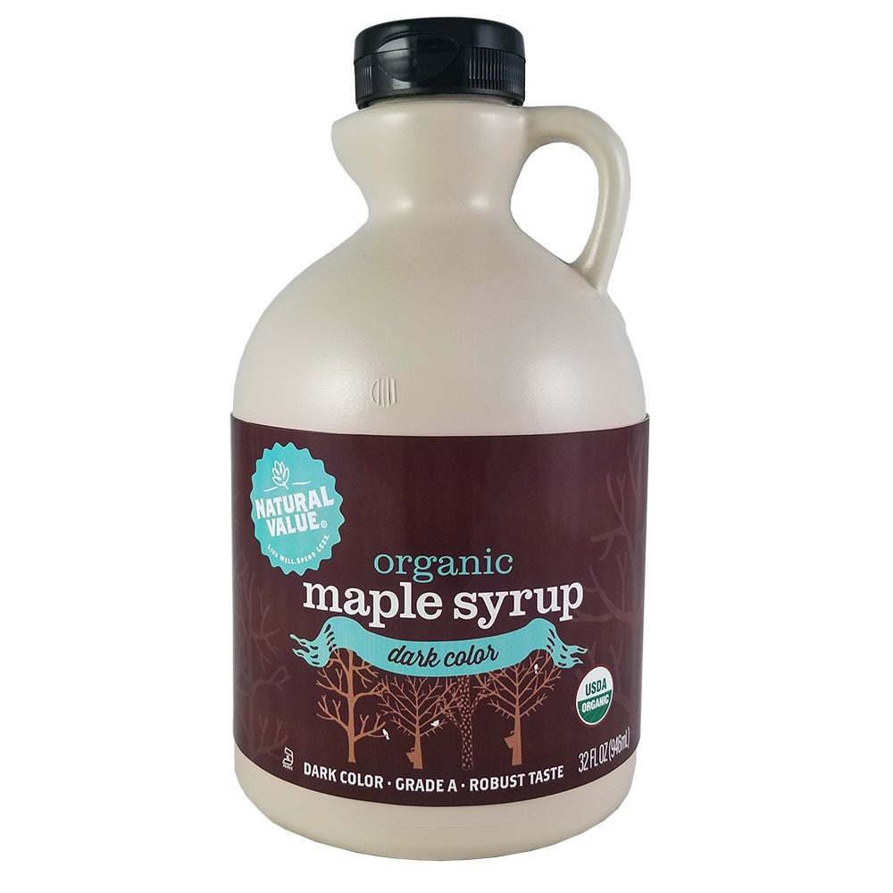 Syrup, Maple, Pure Grade A, Dark Robust,6 - 32 OUNCE