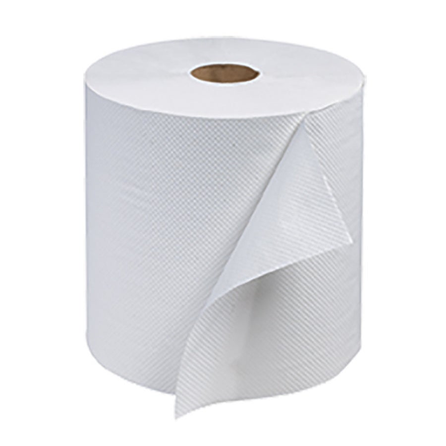 Towels, Roll, 1-Ply, White,6 - 1000 FOOT