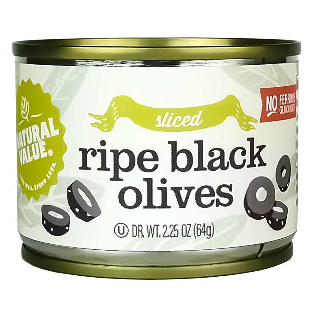 Olives, Black, Sliced,24 - 2.25 OUNCE