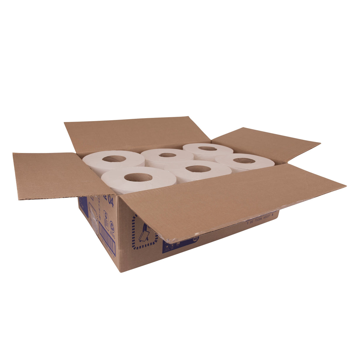 Towels, Center-Pull Roll, 2-Ply, White, 7.6 x 11.8 Inch,6 - 600 COUNT