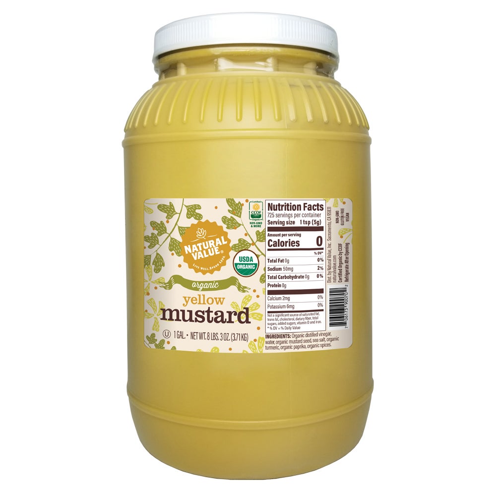 Mustard, Yellow,4 - 1 GALLON