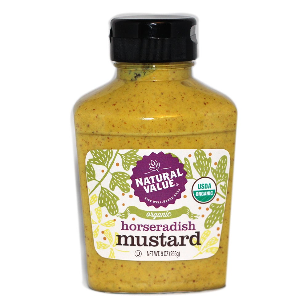 Mustard, Horseradish, Squeeze Bottle,12 - 9 FLUID