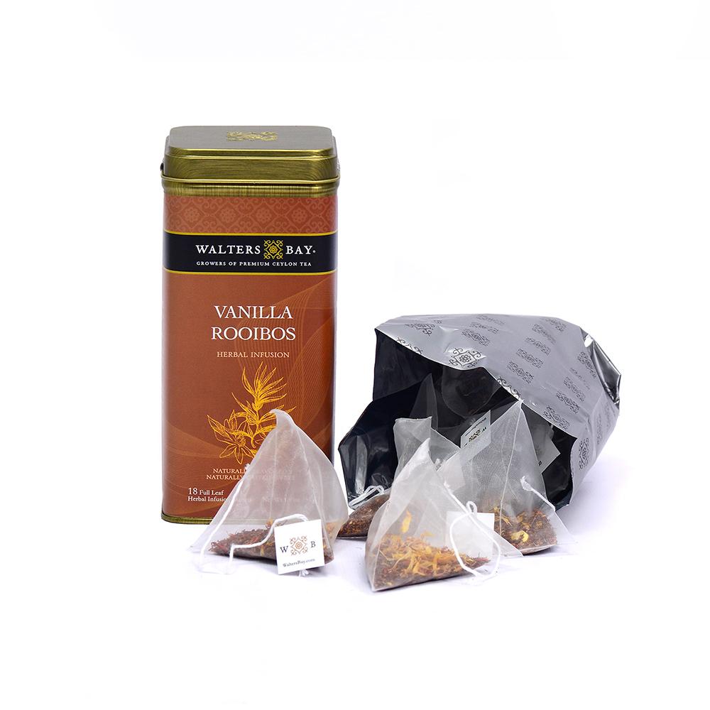 Tea, Vanilla Rooibos, Tin,6 - 18 COUNT