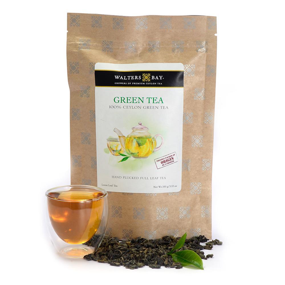 Tea, Ceylon Green, Loose Leaf,6 - 100 Gram Avg