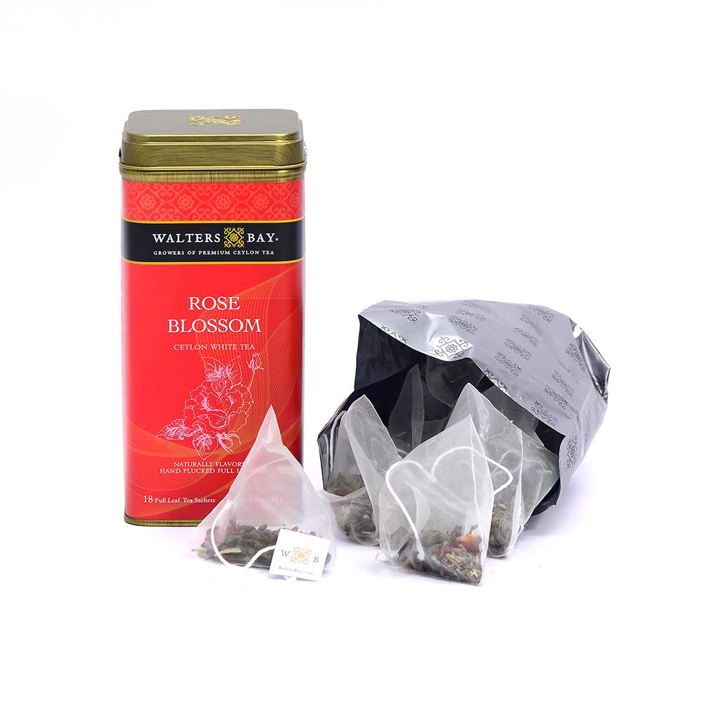 Tea, Rose Blossom, Tin,6 - 18 COUNT