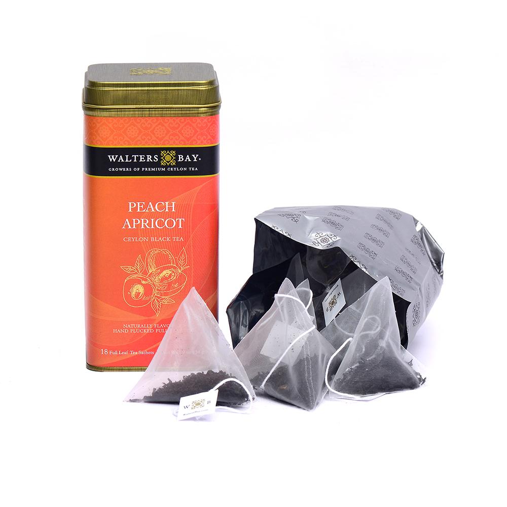 Tea, Peach Apricot, Tin,6 - 18 COUNT