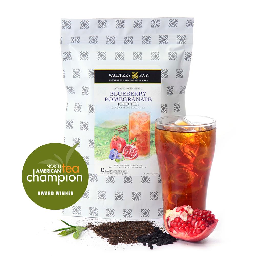 Iced Tea, Blueberry Pomegranate, Filter Bag,6 - 12 COUNT