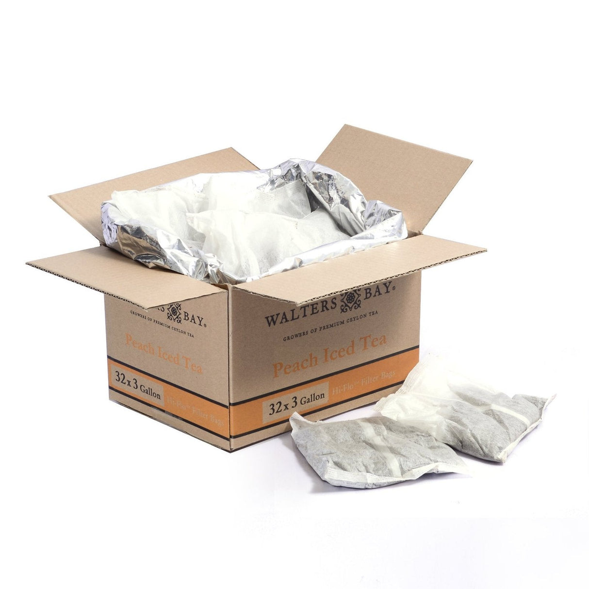 Iced Tea, Peach, Filter Bag,32 - 3 GALLON