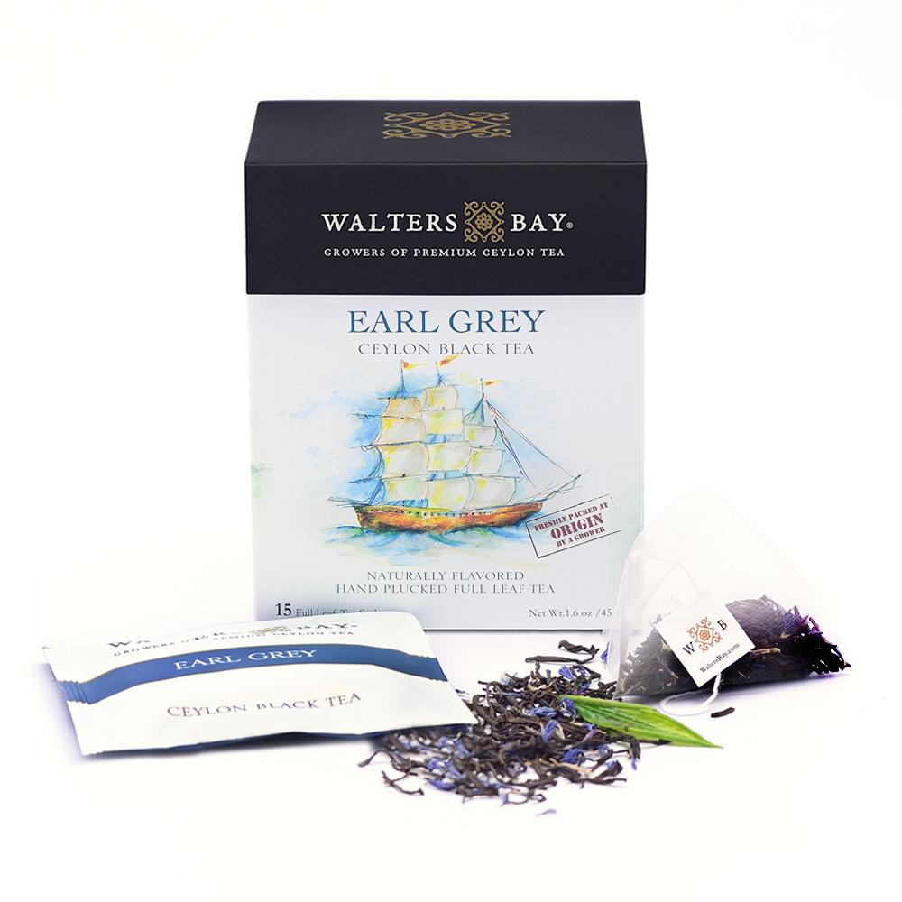 Tea, Earl Grey, Individually Wrapped with String,6 - 15 COUNT