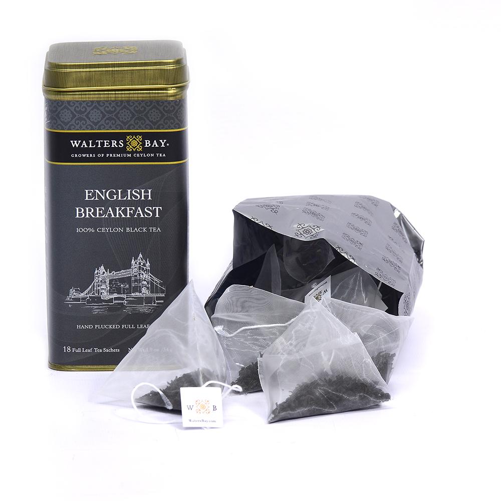 Tea, English Breakfast, Tin,6 - 18 COUNT