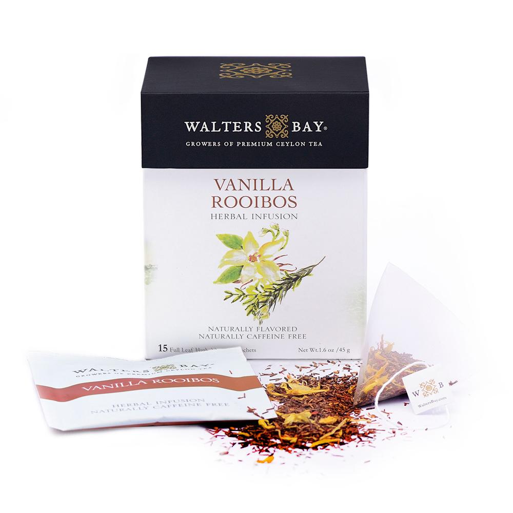 Tea, Vanilla Rooibos, Individually Wrapped with String,6 - 15 COUNT