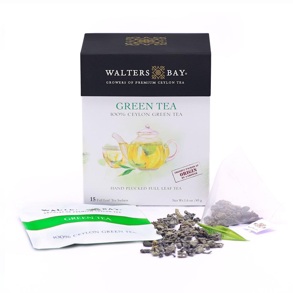Tea, Ceylon Green, Individually Wrapped with String,6 - 15 COUNT