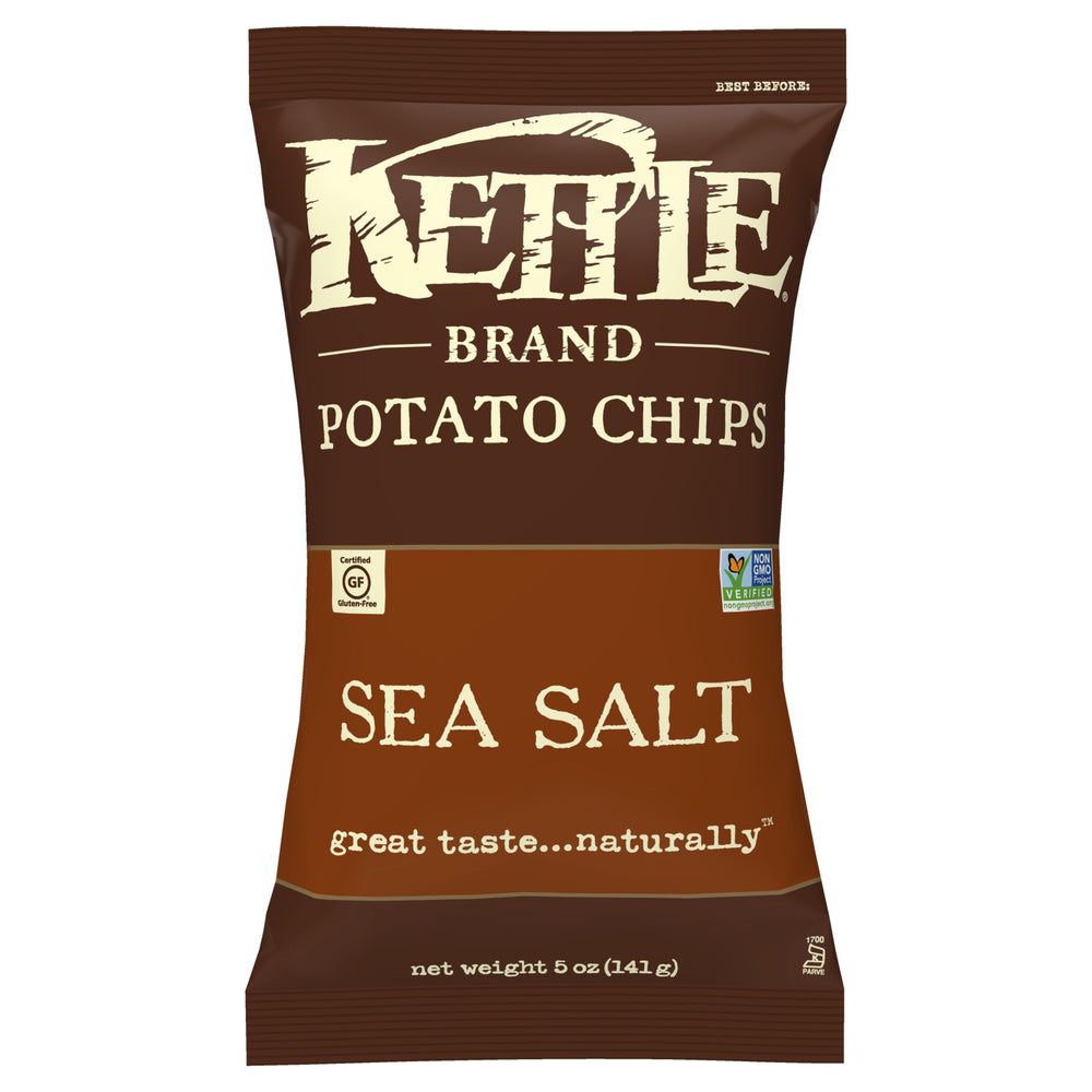 Chips, Potato, Sea Salt, Kettle Cooked,8 - 5 OUNCE