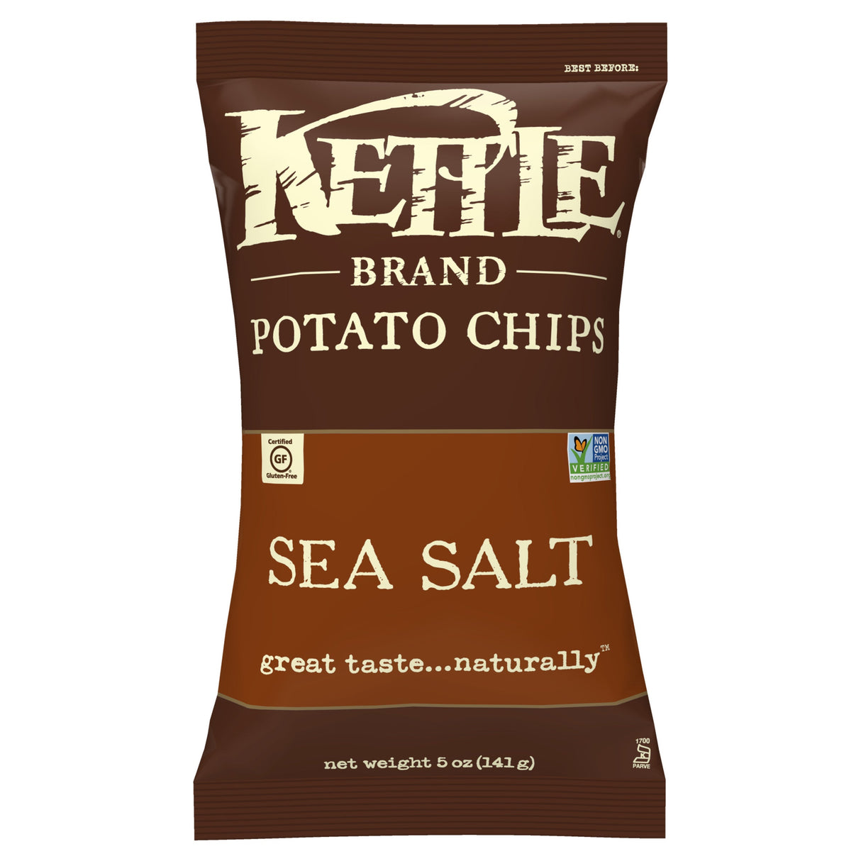 Chips, Potato, Sea Salt, Kettle Cooked,8 - 5 OUNCE